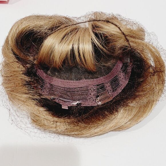 Ellen Wille HairPower Synthetic Lace Hair Topper Brown Blonde Short Pixie - Picture 4 of 12